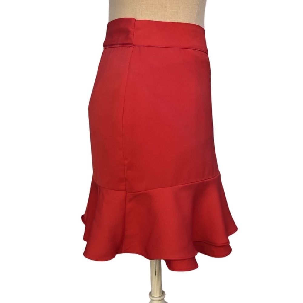 Superdown Vibrant Red Mini Skirt - Picture 4 of 12